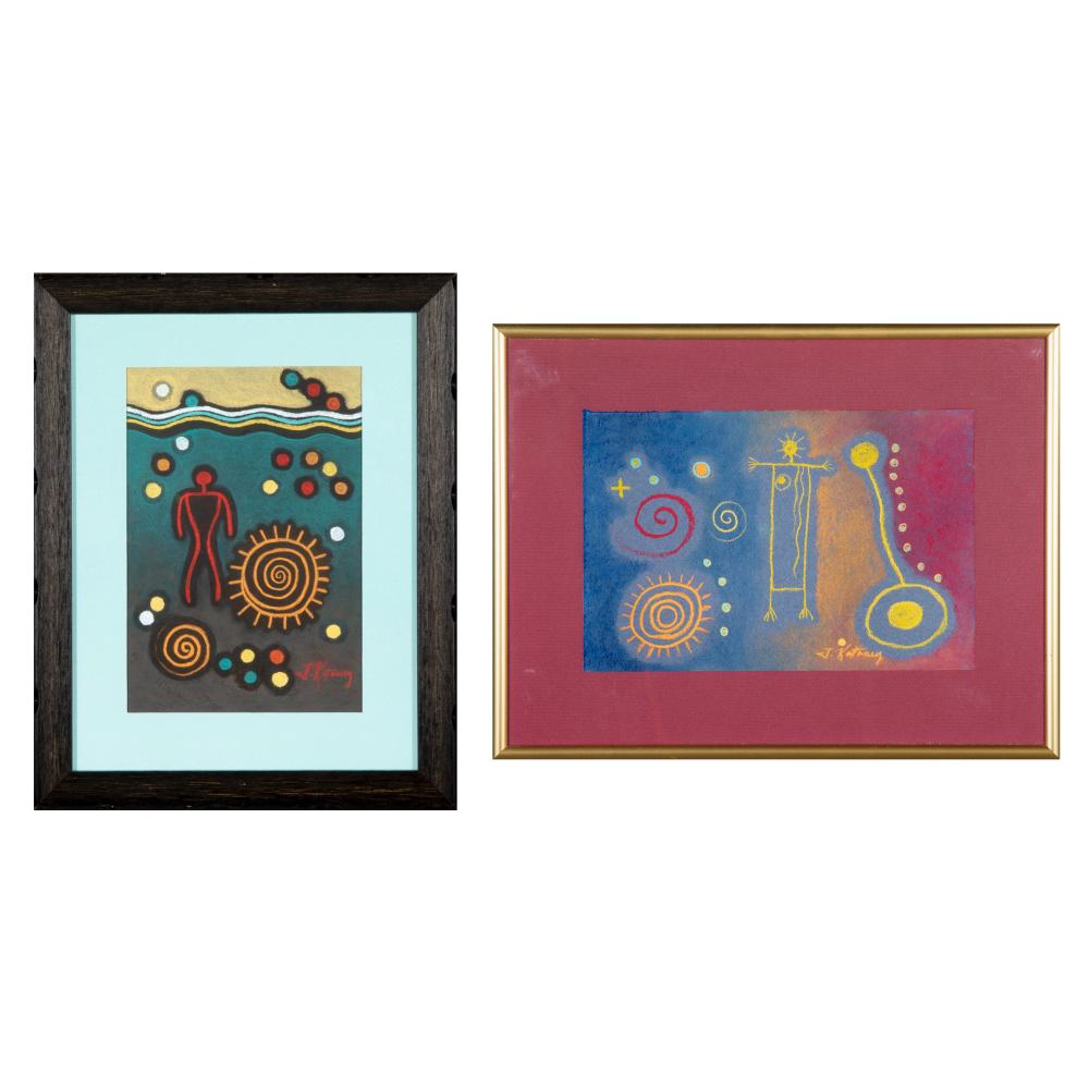 JEANETTE KATONEY, PAIR OF