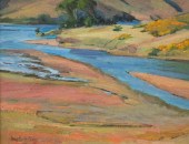 JEANETTE LE GRUE OIL ON BOARDJ
