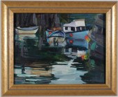 JEANETTE LE GRUE OIL ON CANVAS