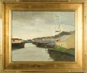JEANETTE LE GRUE OIL ON CANVAS