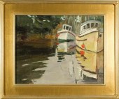 JEANETTE LE GRUE OIL ON CANVAS