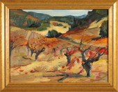 JEANETTE LE GRUE OIL ON CANVAS