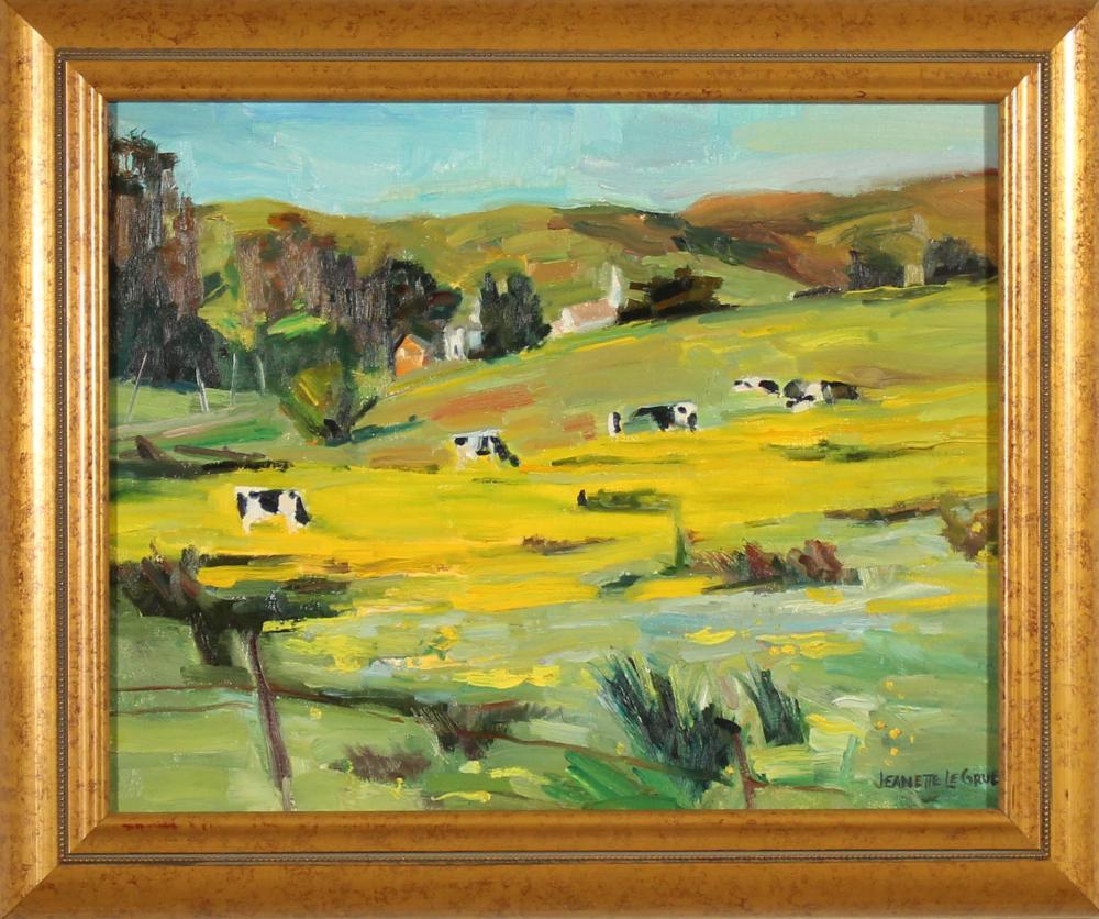 JEANETTE LE GRUE OIL ON