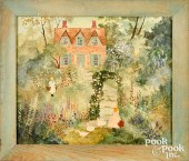 JEANNE DAVIES TWO OIL ON CANVA