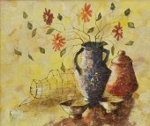 JEANNE MALOT (20TH C.) FLORAL