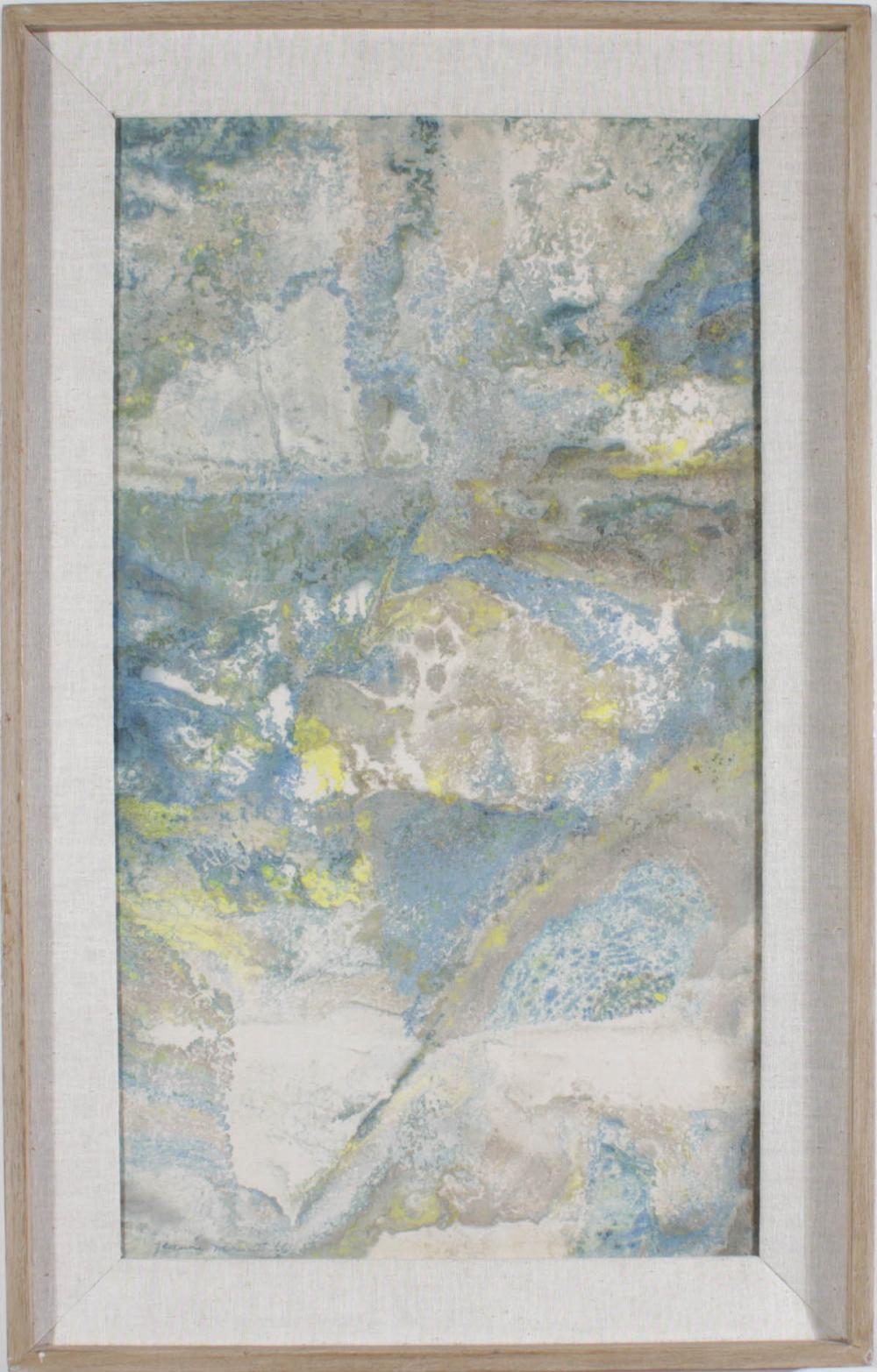 JEANNE MOMENT OIL ON FABRICJEANNE