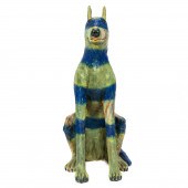 JEFF DOWNING, CERAMIC DOG Jeff