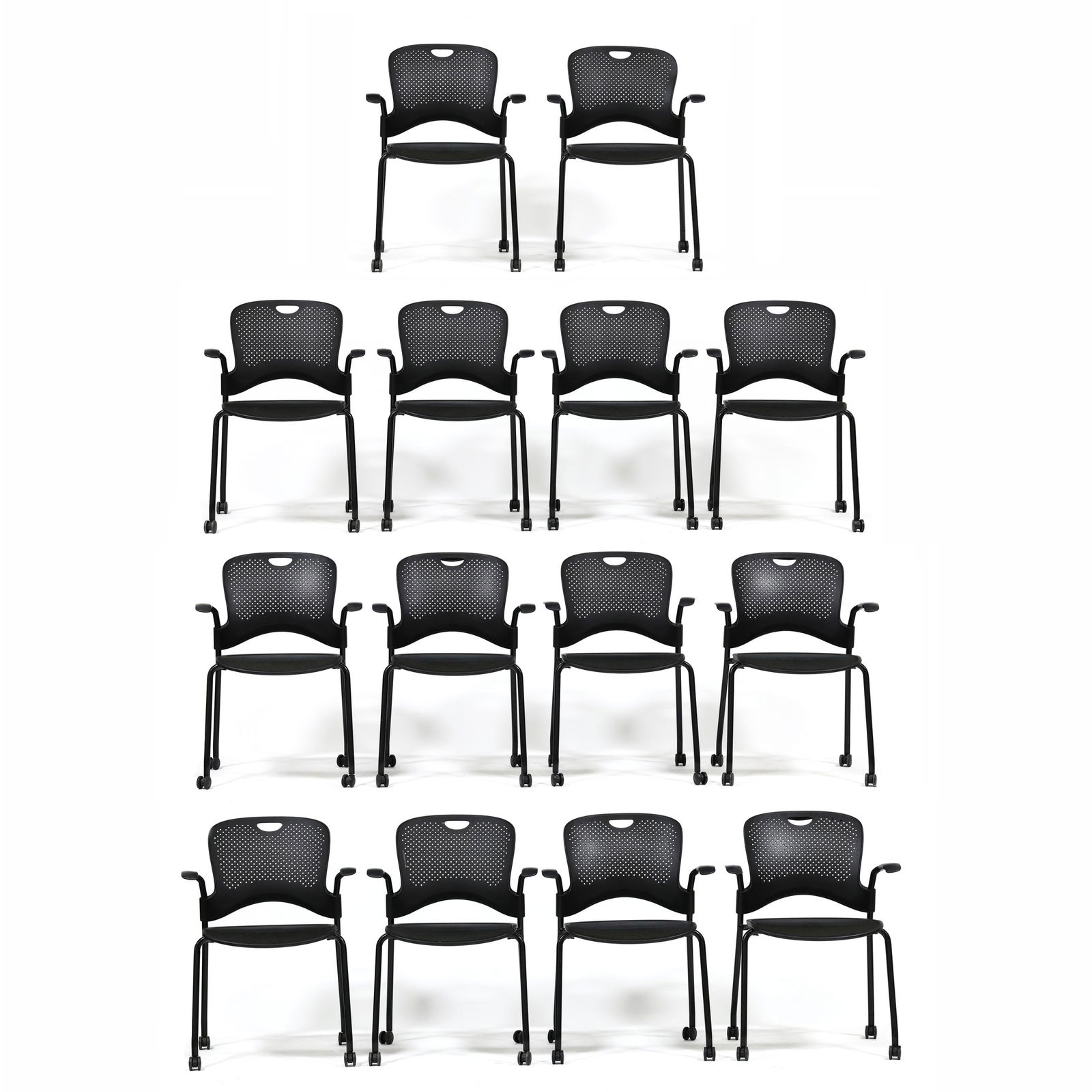 JEFF WEBER, SET OF (14) STACKING 
