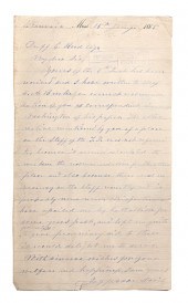 Jefferson Davis ALS 1885 Jeffe