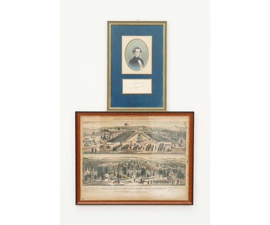 Jefferson Davis autograph and a