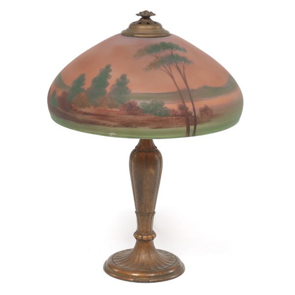 JEFFERSON REVERSE PAINTED LAMP 