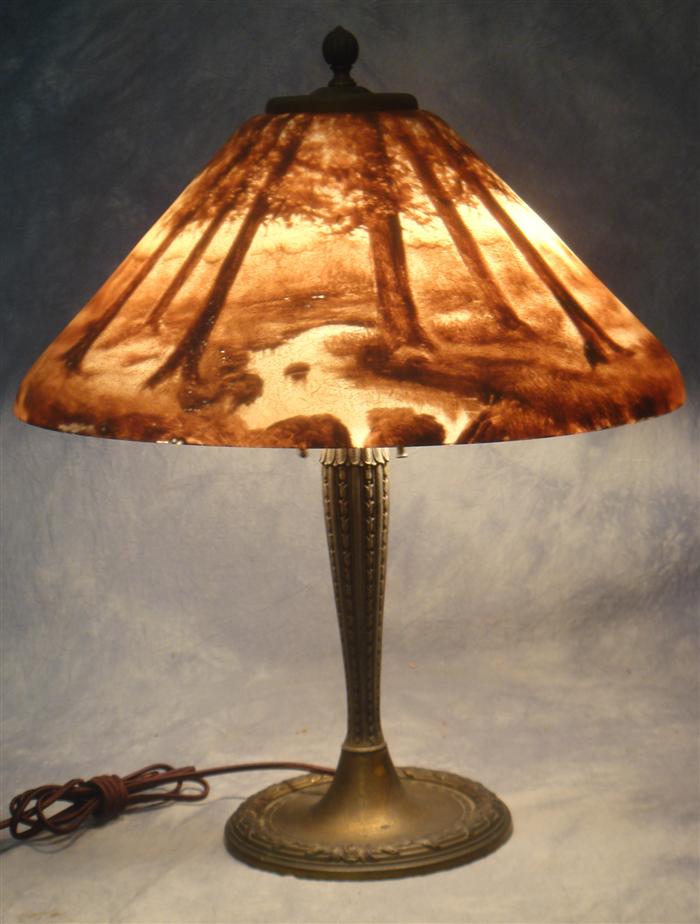 Jefferson reverse painted table