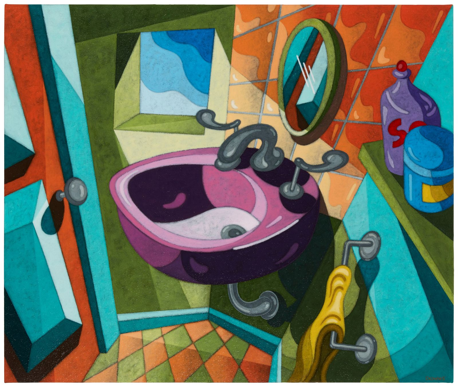 JEFFERY DOWNS (20TH CENTURY), "A