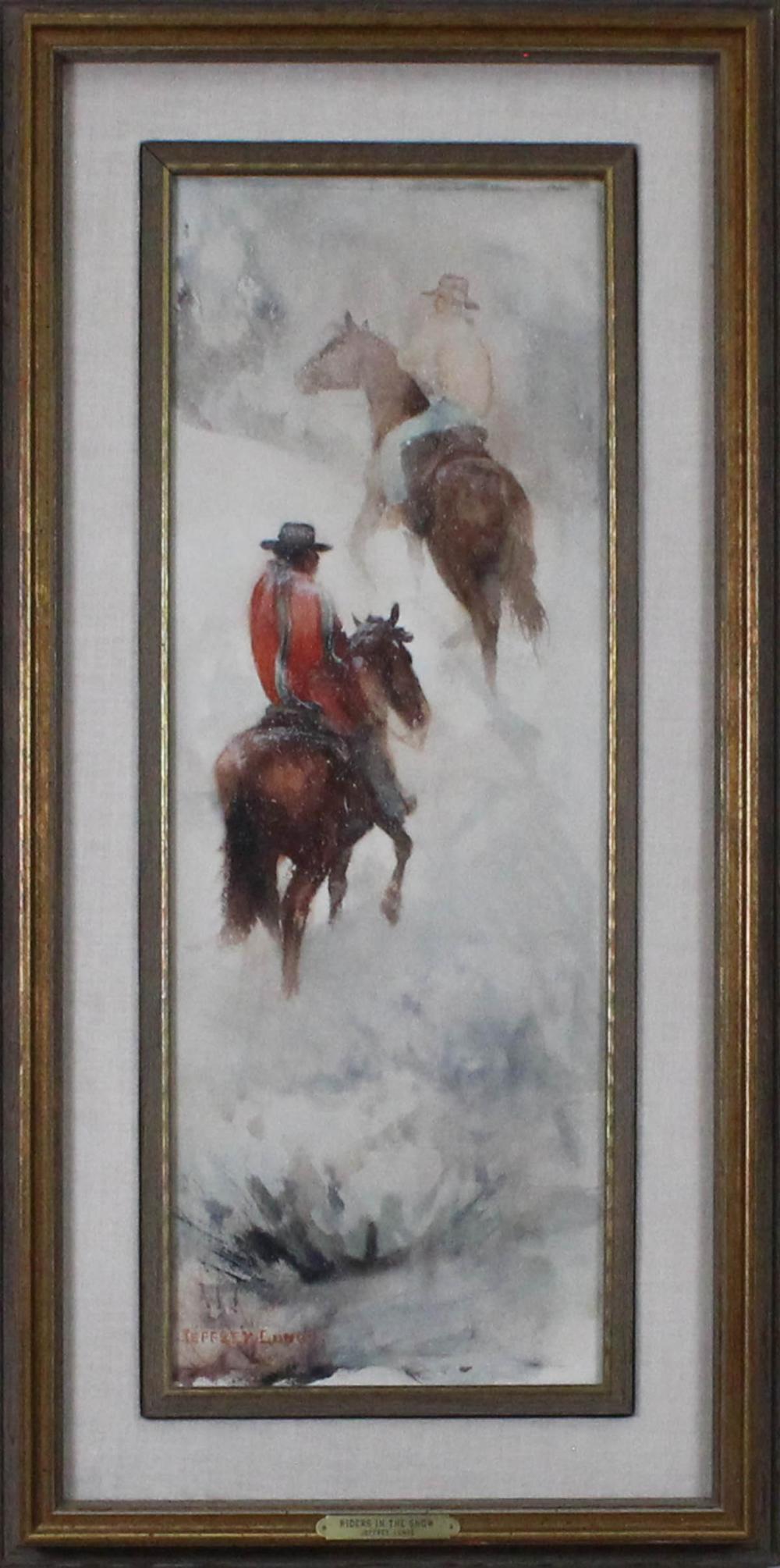 JEFFREY LUNGE WATERCOLOR ON