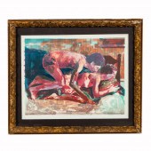 JEFFREY MORIN, FIGURAL LITHOGR