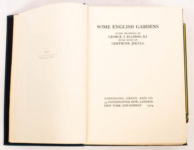 Jekyll, Gertrude. Some English