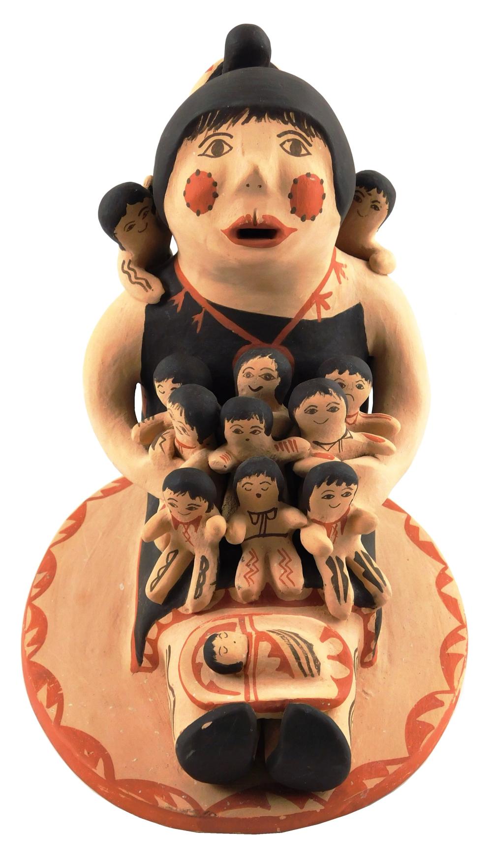JEMEZ POTTERY STORYTELLER FIGURE BY