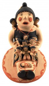 JEMEZ POTTERY STORYTELLER FIGU