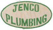JENCO PLUMBING WORK SHIRT PATC