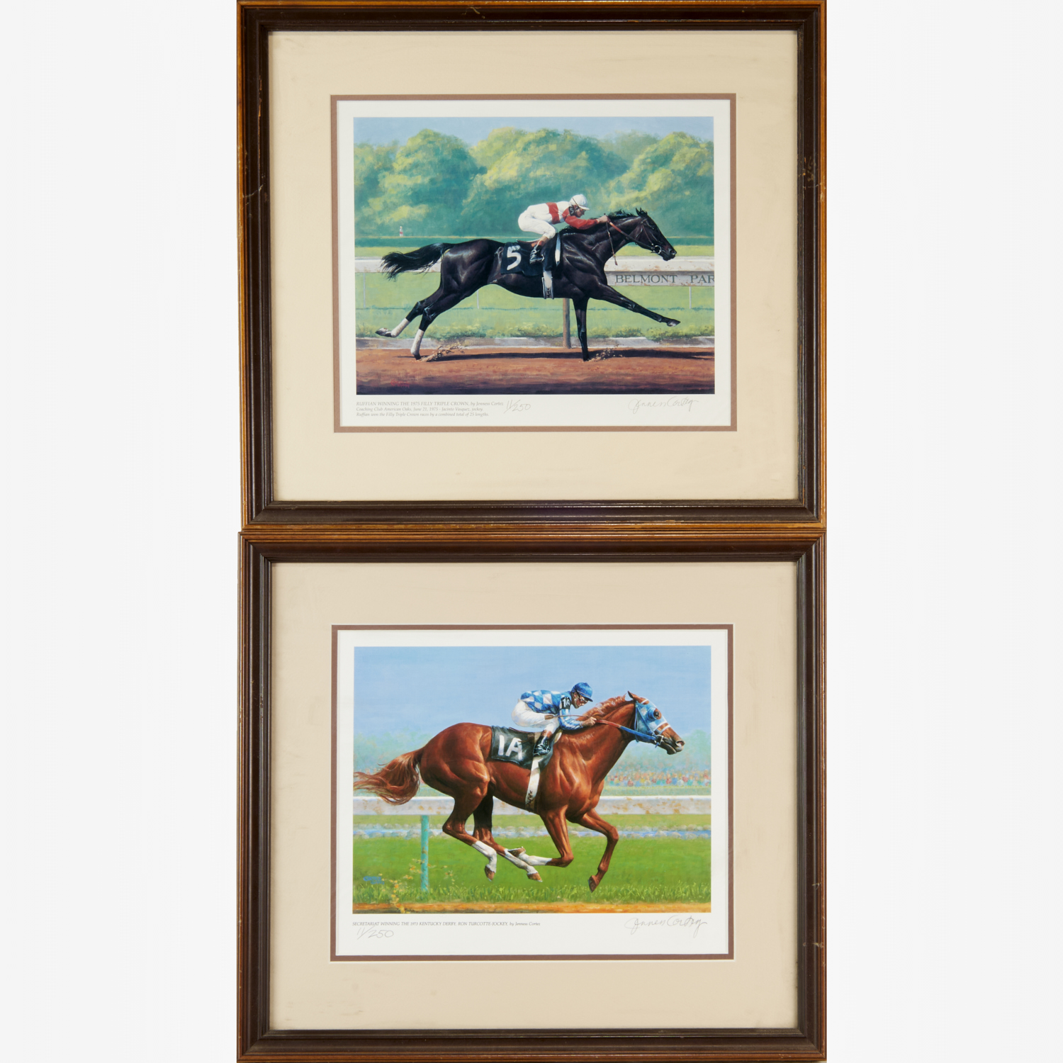 JENNESS CORTEZ, PAIR SIGNED