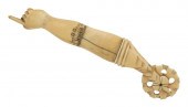 "JENNIE" SCRIMSHAW WHALE IVORY