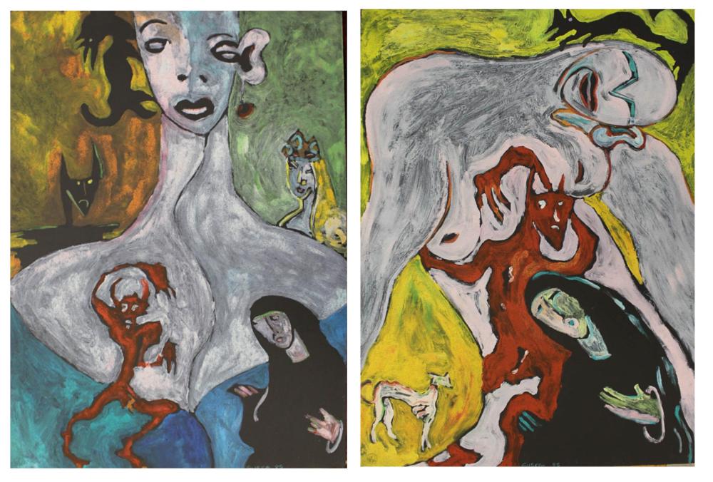 JENNIFER GUSKE TWO PRINTS ON