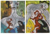 JENNIFER GUSKE TWO PRINTS ON B