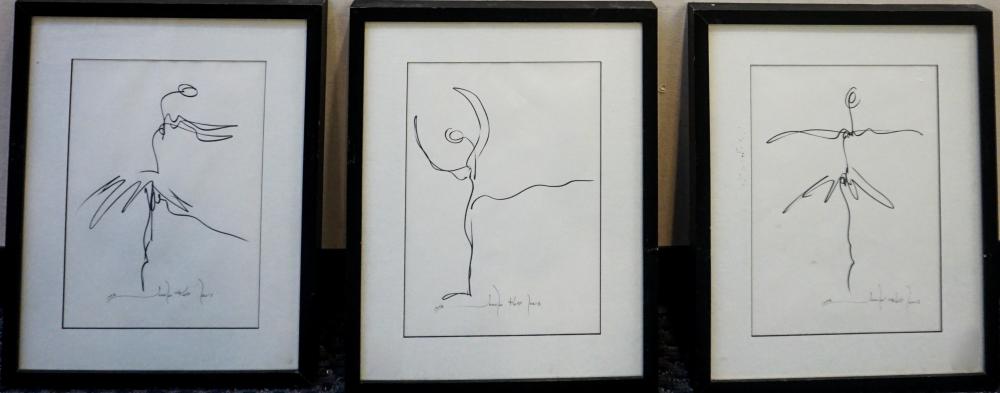 JENNIFER KOPP LEWIS, THREE FIGURES,