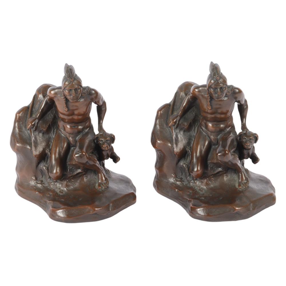JENNINGS BROS. J.B. PAIR FIGURAL