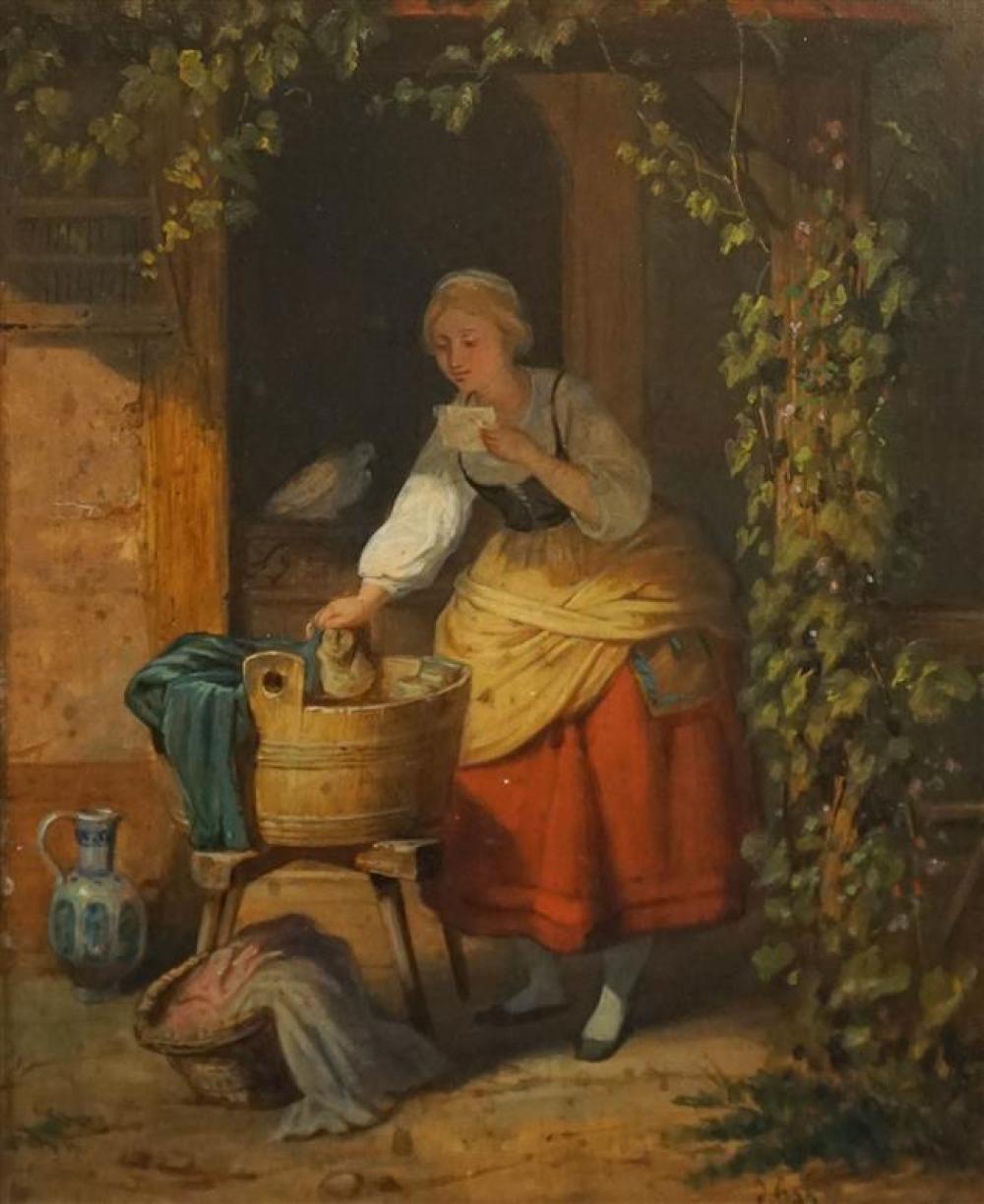 JENNY GISY-ROTH, THE LETTER, OIL ON