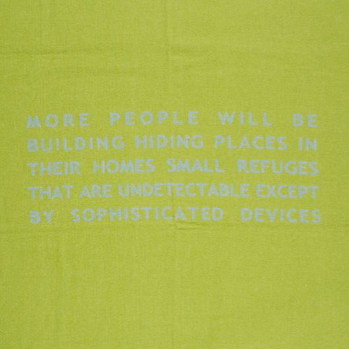 JENNY HOLZER "PHILOMENE SABINE"