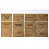 Jenny Holzer Truisms. 12 pc JE