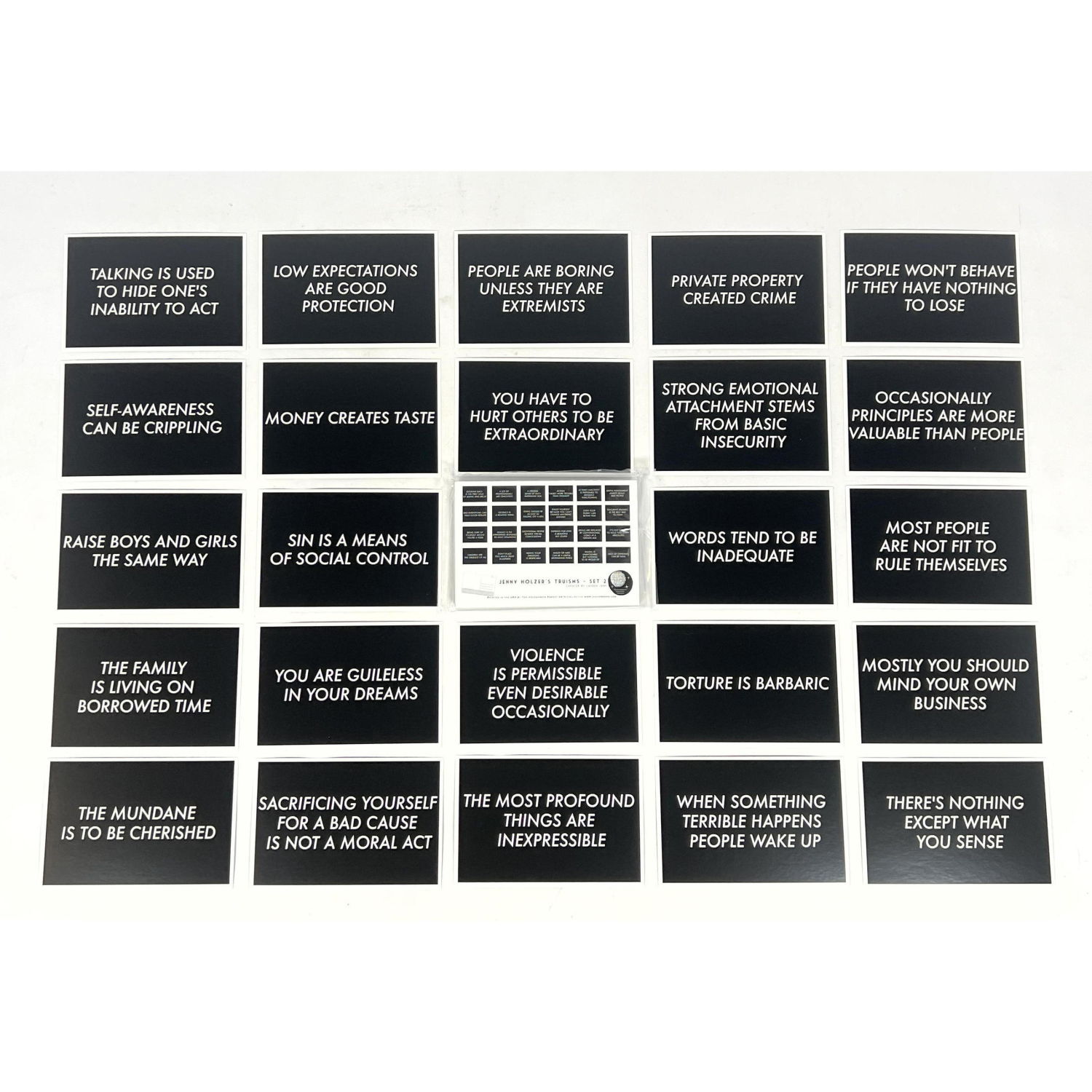 Jenny Holzer's Truisms Postcards