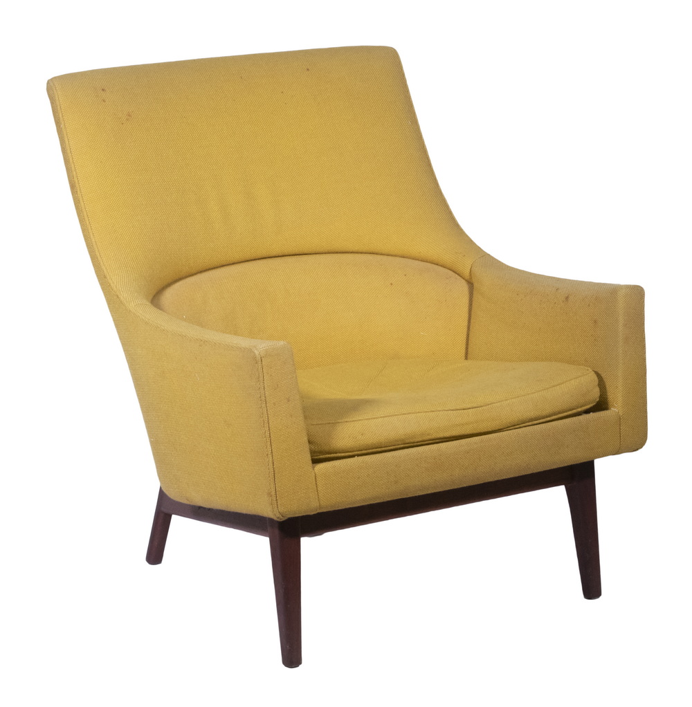 JENS RISOM A-CHAIR WITH WOODEN BASE