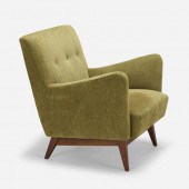 Jens Risom. lounge chair. c. 1