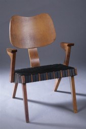 JENS RISOM MAPLE ARM CHAIR. De