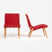 JENS RISOM PAIR OF KNOLL 654 A