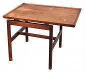 JENS RISOM WALNUT FLOATING TOP