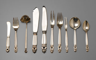 Jensen Acorn Sterling Flatware