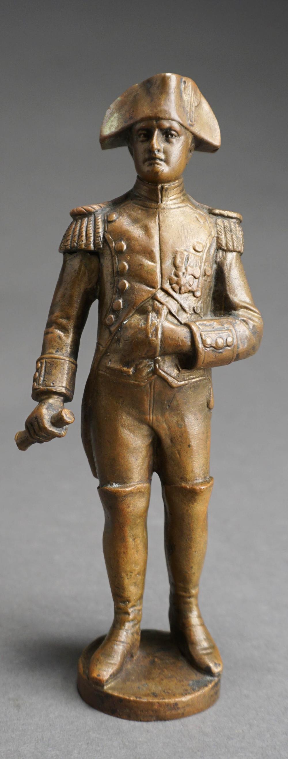 JENSEN, STANDING BRONZE FIGURE OF
