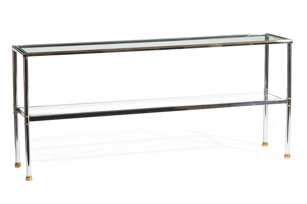 JENSEN-STYLE CHROME AND GLASS