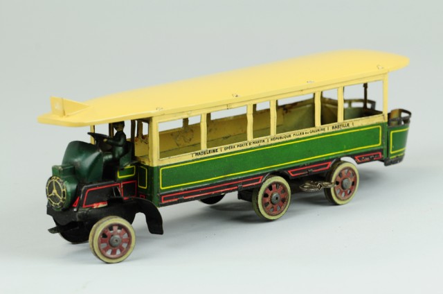 JEP PARIS BUS Lithographed tin
