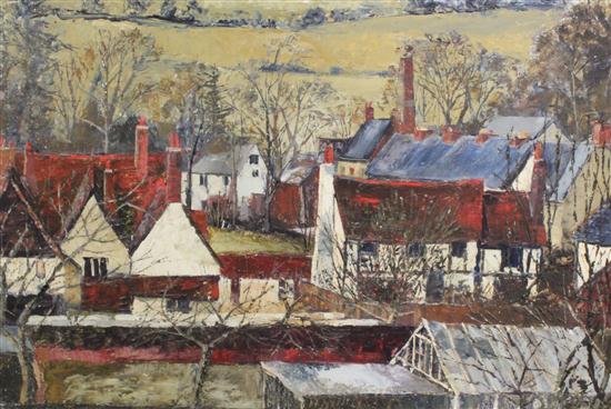 Jeremy King (1933-) oil on board