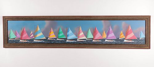 JEROME HOWES ACRYLIC ON ARTIST'S