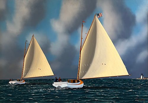 JEROME HOWES OIL ON BOARD "TWO