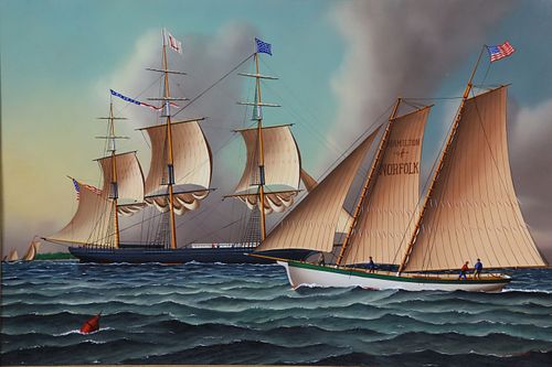 JEROME HOWES OIL ON BOARD
