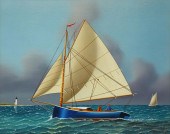 JEROME HOWES OIL ON MASONITE "