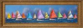 JEROME HOWES OIL ON PANEL, "RA