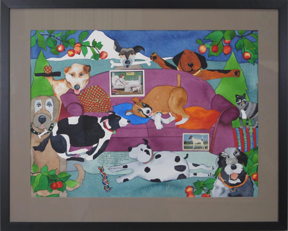 JERRY FENTER MIXED MEDIA ON