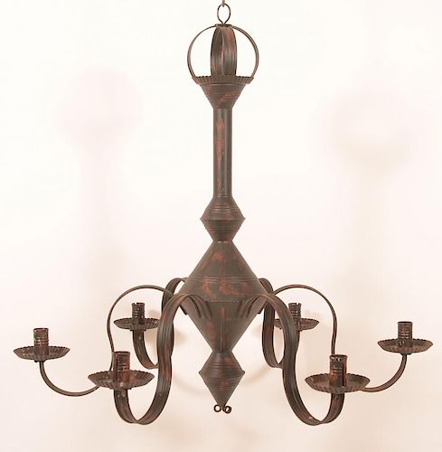 JERRY MARTIN TIN SIX ARM CANDLE